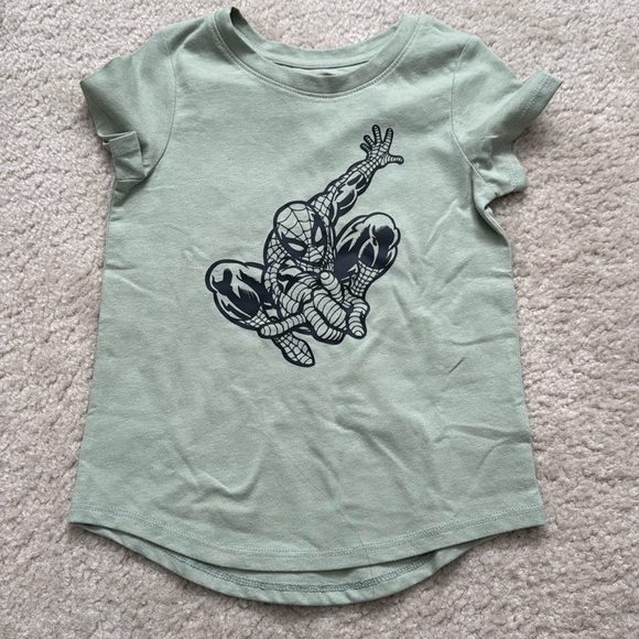 NWOT Toddler Spider-Man Green T-Shirt - Size 5T - Picture 1 of 3